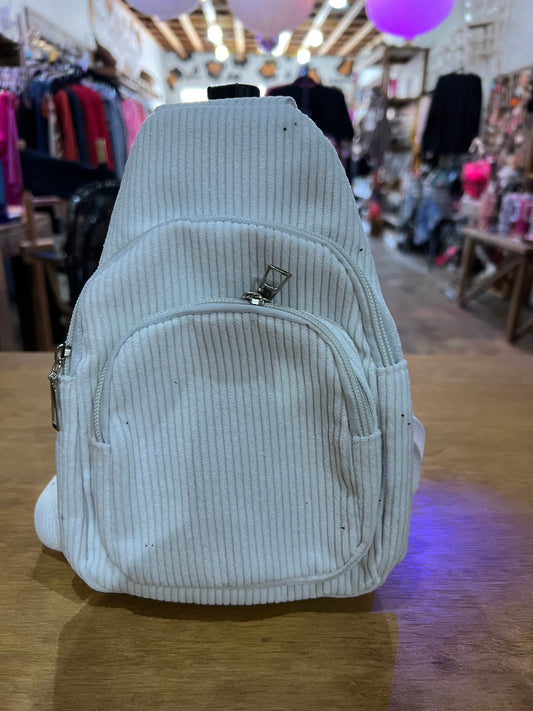 corduroy sling bag