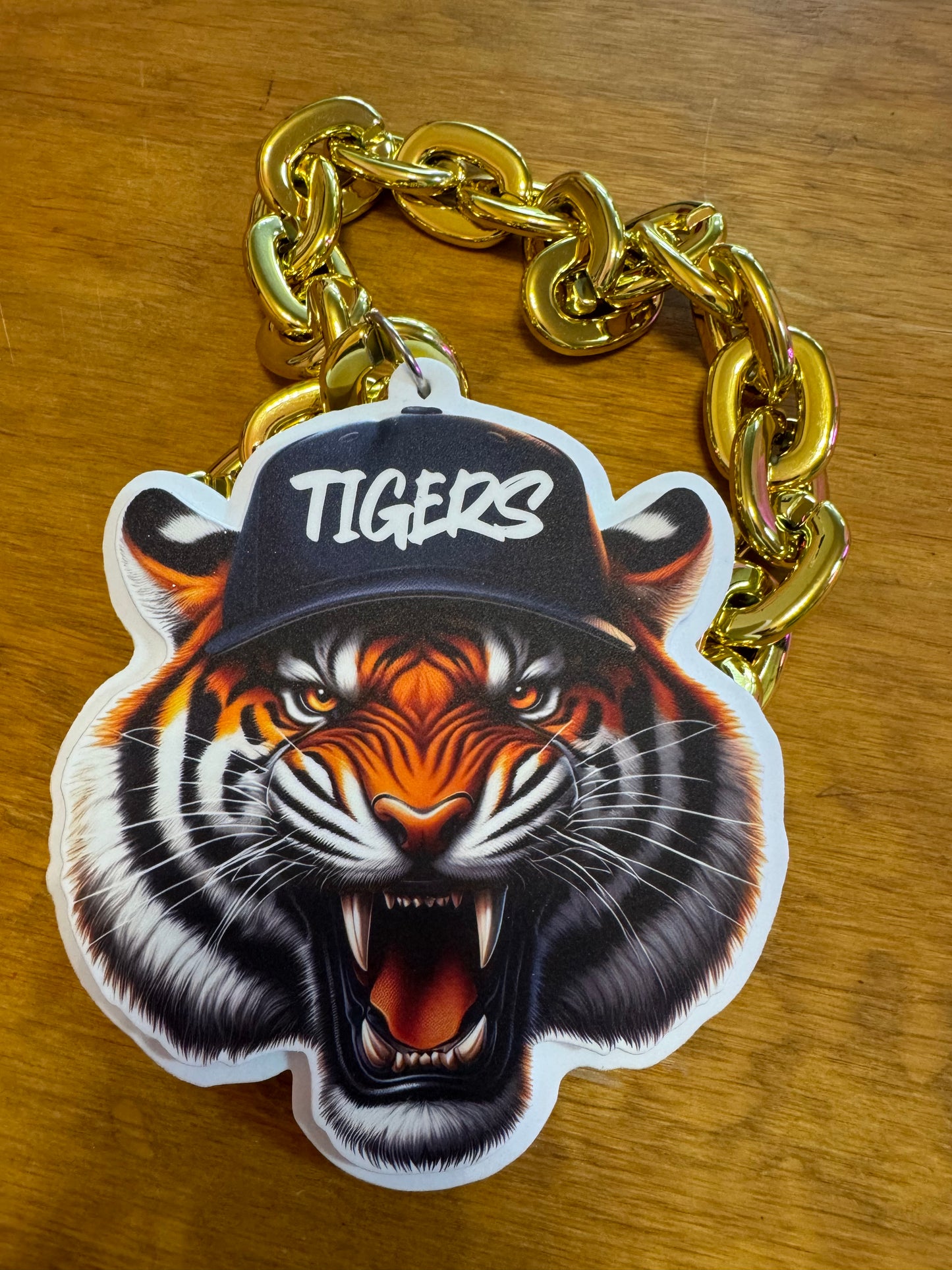 Gold Chain Tiger Necklace