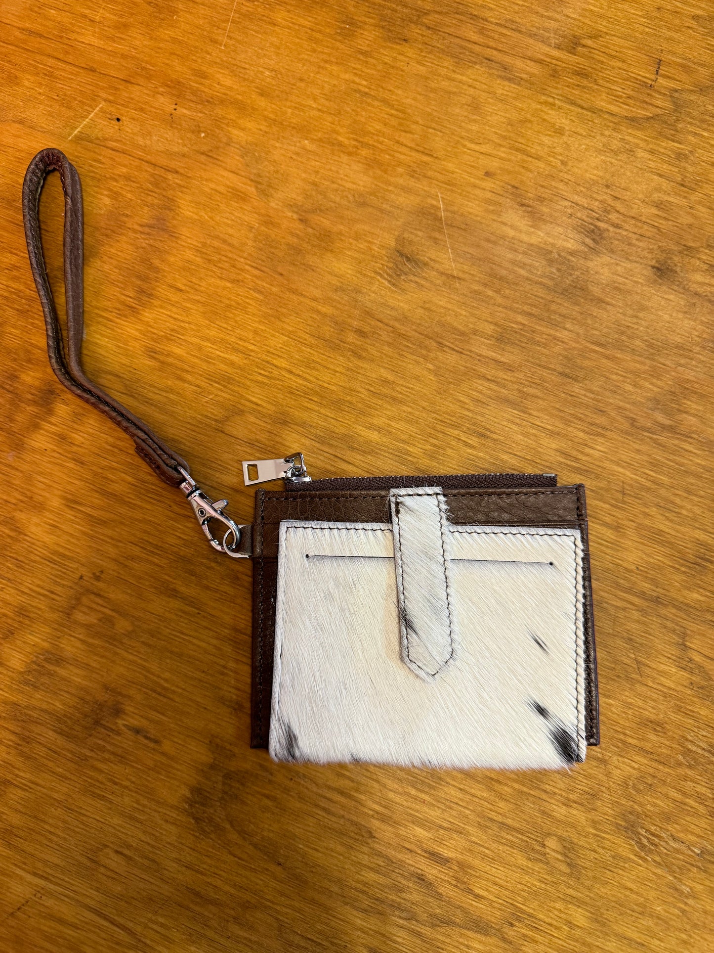 Various Cowhide Print Card/Coin Holder