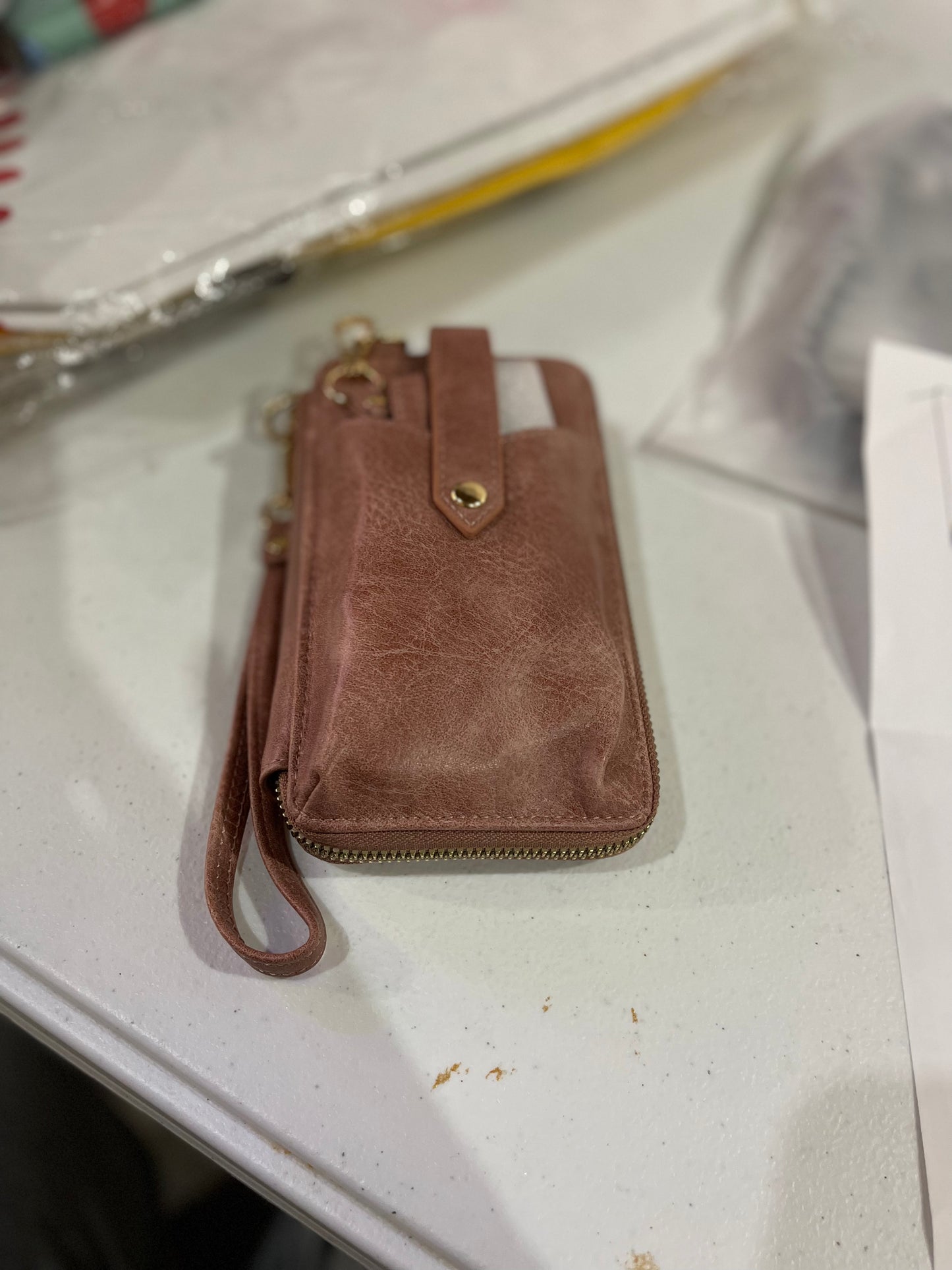 Mauve Messenger Crossbody