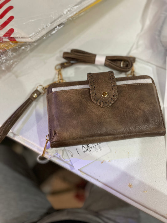 Brown Messenger Crossbody